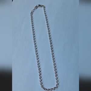 NWOT Sterling Silver 18" Rolo Chain